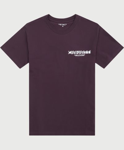 Carhartt WIP T-shirts S/S NATURAL SURVEILLANCE I031030 Lila